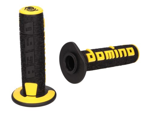 Domino A360 off-road fekete/sárga kormánymarkolat szett