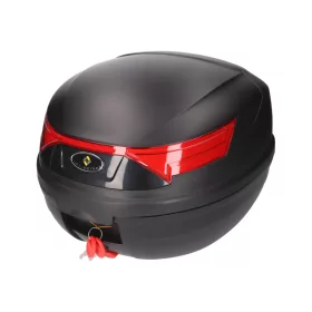   Top Case Evolution fekete csomagtartó doboz, 2 kulcs, 32L-es kapacitás, gyorskioldó rendszer