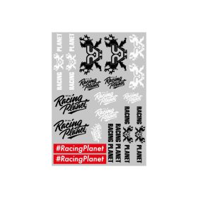 sticker set Racing Planet 29.7x21cm 20-piece transparent