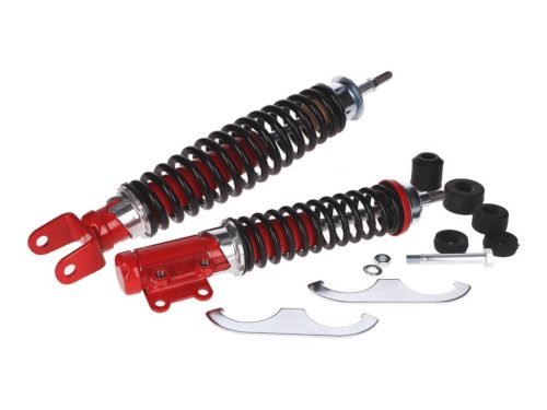 Carbone Sport piros/fekete első, hátsó lengéscsillapító (teleszkóp) szett - Vespa PK 50 1990-, PK 80/100/125