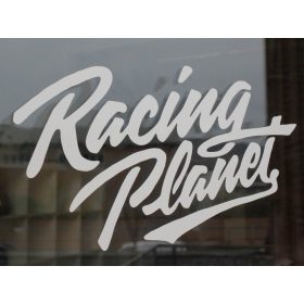 sticker Racing Planet 200x115mm white