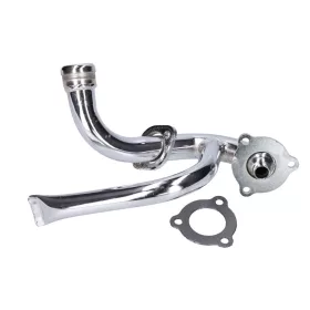   Krómozott kipufogócsonk fojtócsővel - Aprilia SX, RX, Derbi Senda, Gilera RCR, SMT