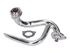 Krómozott kipufogócsonk fojtócsővel - Aprilia SX, RX, Derbi Senda, Gilera RCR, SMT