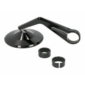 Highsider Montana fekete kormányvég tükör