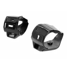   Power1 fényes fekete kormánykapcsoló ház szett - Vespa Primavera, Sprint 13-17