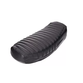 Fekete redőzött üléshuzat - Simson S51E, S70E, Enduro