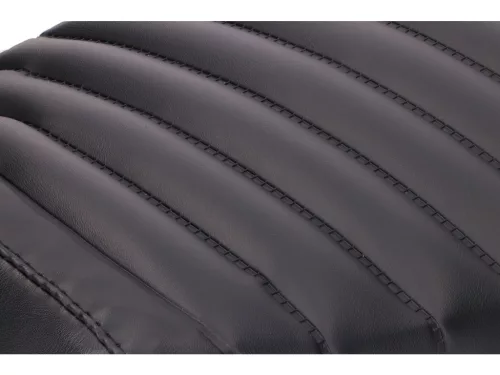 Fekete redőzött üléshuzat - Simson S51E, S70E, Enduro