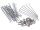 küllőkészlet 143,5mm M3,5 16 inch krómozott Simson S50, S51, S53, S70, S83, KR50, KR51/1, KR51/2 Schwalbe, Sperber, Habicht, Star, S50, S53, S70, S83, KR50, KR51/1, KR51/2