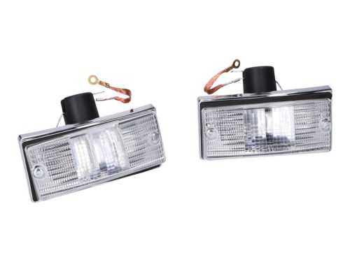 Jelzőkészlet komplett elülső fehér Vespa PX 125-200, Vespa T5, Vespa PX 125-200, Vespa T5