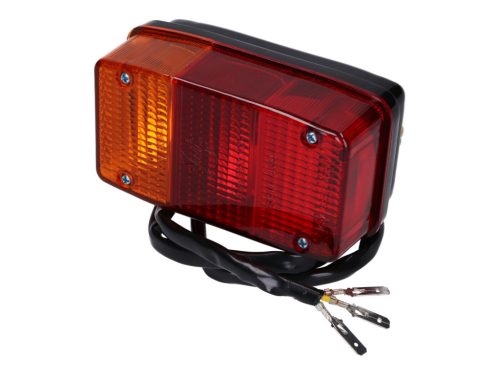 Hátsó lámpa komplett, kábellel együtt Vespa APE P50, CAR, APE 400, 401, 501, 601, APE 400, 401, 501, 601 modellekhez.