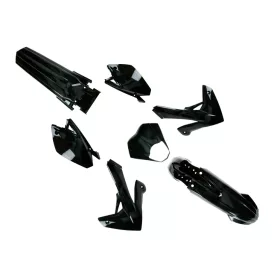 Komplett fekete burkolat készlet Rieju MRT-hez