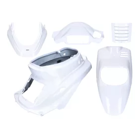   5 részes fehér burkolat készlet MBK Booster -2004, Yamaha BWS -2004, Yamaha BWS -2004, MBK Booster -2004