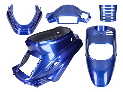 Védőburkolat készlet kék metál 5 darab MBK Booster -2004, Yamaha BWS -2004, Yamaha BWS -2004, Yamaha BWS -2004