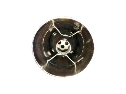 Kipufogó króm 28mm kúp ellenkúppal perforált Simson S50, S51, S53, S70, S83, KR51/2, S53, S70, S83, KR51/2