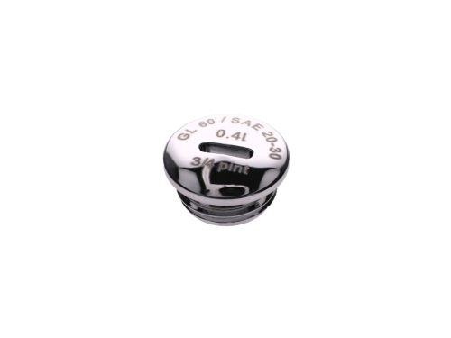 Csavaros dugó váltófedél krómozott műanyagból Simson S51, S53, S70, S83, SR50, SR80, Schwalbe KR51/2, S51, S53, S70, S83, SR50, SR80