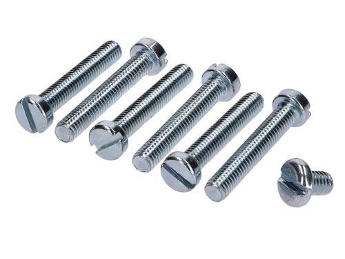 Alapalkatrész készlet kuplungfedél rögzítő készlet 7 db Simson S51, S53, S70, S83, SR50, SR80, KR51/2, M531, M541, M741, M531, M541, S53, S53, S70, S83, SR50, SR80, KR51/2, M531, M541