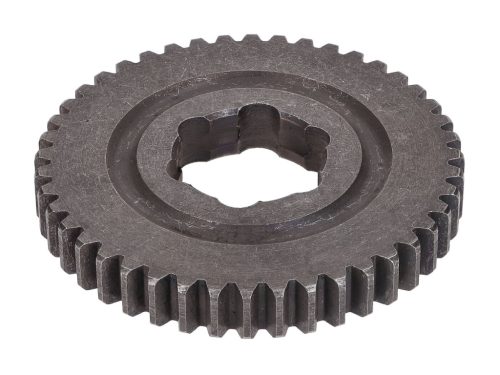 üresjárat 44 fogú 1. fogaskerék 4 sebességes sebességváltó Simson S51, S53, S70, S83, SR50, SR80, KR51/2, M531, M541, M741, M531, M541 sebességváltókhoz.