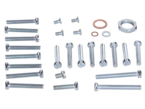 Standard alkatrészkészlet motorház és fedél rögzítő készlet Simson S51, S53, S70, S83, SR50, SR80, KR51/2, M531, M541, M741, M531, M541, SR50, KR51/2, KR51/2, M531/2, M531/2, M541, M541