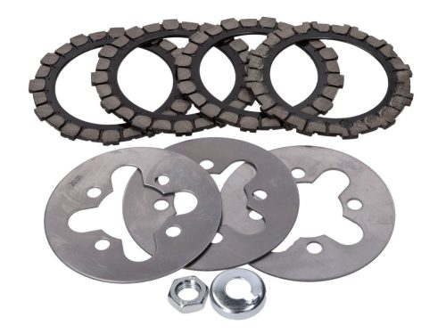 Kuplungtárcsa készlet Simson S50, SR4-1, SR4-2, SR4-3, SR4-4 KR50/1, Schwalbe, Star, Sperber, Spatz, Habicht, Schwalbe, Star, Sperber, Spatz, Spatz, Habicht