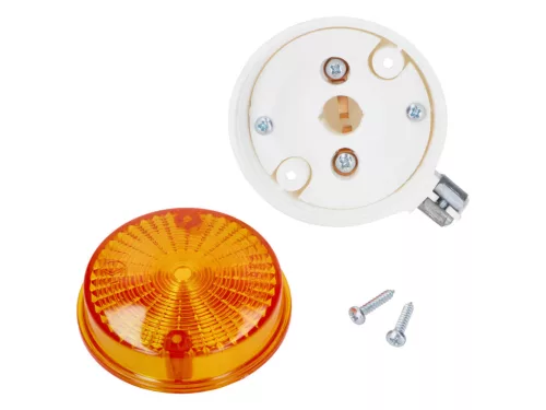 Mutató hátsó 80mm narancssárga / fehér Simson S50, S51, S70, SR50, SR80, SR50, SR80 modellekhez