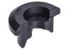 Félhéj lengéscsillapító fekete Simson S50, S51, SR4-1, SR4-2, SR4-3, SR4-4, KR51/1, KR51/2 Schwalbe, Star, Sperber, Spatz, Habicht, Star, Sperber, Spatz, Habicht