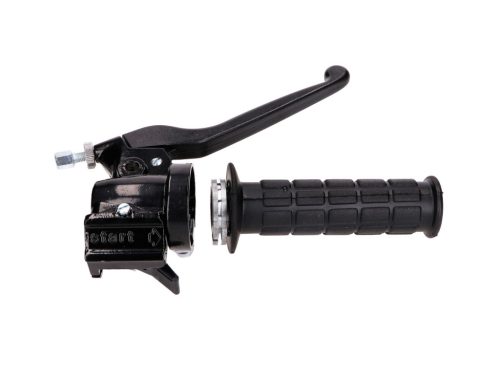 Gázmarkolat szerelvény fékkarral együtt Simson S50, S51, S70, SR50, SR80, S70, SR50, SR80 modellekhez.