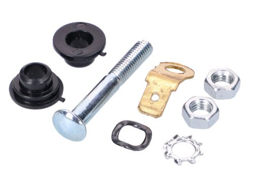 Szerelési alkatrészek féklámpa érintkező hátsó kerékagy Simson S50, S51, S53, S70, S83, SR50, SR80, KR51/1, KR51/2, SR4-1, SR4-2, SR4-3, SR4-4, KR51/1, KR51/2, SR4-1, SR4-2, SR4-3, SR4-4 kerékagyhoz
