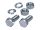 Standard alkatrészkészlet utasoldali lábtartók Simson S50, S51, S53, S70, S83, SR50, SR80, KR51/2, M531, M541, M741, M531, M541 modellekhez.