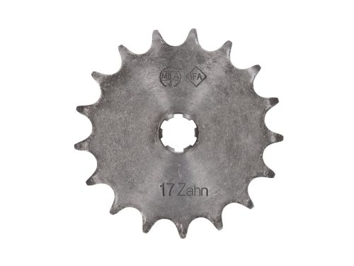 Lánckerék / lánckerék fogaskerék régi változat 17 fogas Simson S50, SR4-1, SR4-2, SR4-3, SR4-4, KR51/1 Schwalbe, Star, Sperber, Spatz, Habicht, Spatz, Schwalbe S50, SR4-1, SR4-2, SR4-3, SR4-4, KR51/1
