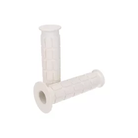   Grip gumikészlet gofri minta fehér Simson S50, S51, S53, S70, S83, SR50, SR80, SR50, S53, S70, S83, S53, S53, S53, S70, S83, SR50, SR80