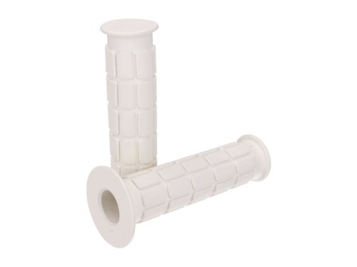 Grip gumikészlet gofri minta fehér Simson S50, S51, S53, S70, S83, SR50, SR80, SR50, S53, S70, S83, S53, S53, S53, S70, S83, SR50, SR80
