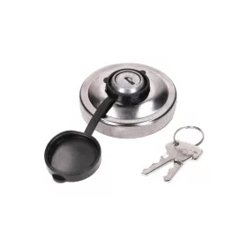   Üzemanyagtöltő kupak alumínium krómozott (zárral) Simson S50, S51, SR50, Schwalbe, Sperber, Spatz, Star, Schwalbe, Sperber, Spatz, Star, S50, SR50, SR50, SR50, SR50, SR50