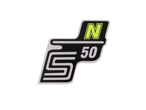 Felirat S50 N fólia / matrica neonsárga Simson S50 készülékhez