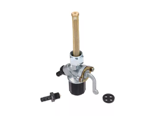 Üzemanyagcsap vízzsákkal fekete színben Simson S50, S51, S70 modellekhez