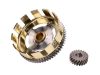 Tuning kuplungkosár könnyített 2. fokozat 62/21 hajtókerékkel Simson S51, S53, S70, S83, SR50, SR80, KR51/2 Schwalbe, S51, S53, S70, S83, SR50, SR80, KR51/2 Schwalbe