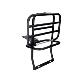   Hátsó csomagtartó fekete összecsukható Vespa PX, LML modellekhez