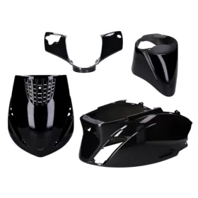   Védőburkolat készlet fekete fényes Piaggio Zip 2 AC 2000-hez
