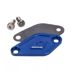   Olajszivattyú fedél Doppler kék Minarelli AM6, Derbi EBE, EBS, D50B, D50B modellekhez