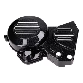   Alternátor burkolat / gyújtás burkolat TUNR carbon look Derbi EBE, EBS modellekhez