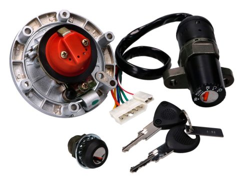 Zárkészlet komplett Derbi GPR Nude, Racing 04-10, Aprilia RS50 06-10, Derbi GPR Nude, Racing 04-10, Aprilia RS50 06-10