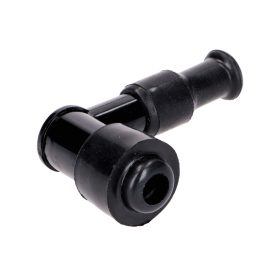 Gyújtógyertya csatlakozó 90° 1KiloOhm, fekete