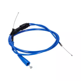   Gázpedál kábel komplett Doppler PTFE kék Derbi Senda 00-, Gilera SMT, RCR -05-hez