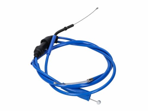 Gázpedál kábel komplett Doppler PTFE kék Derbi Senda DRD X-Treme 11-, DRD Racing 11-, Aprilia RX 50, SX 50 11-, Gilera RCR, SMT 11-, Derbi Senda DRD X-Treme 11-, DRD Racing 11-, Aprilia RX 50, SX 50 11-, Gilera RCR, SMT 11-hez