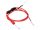 Gázpedál kábel komplett Doppler PTFE piros Derbi Senda DRD X-Treme 11-, DRD Racing 11-, Aprilia RX 50, SX 50 11-, Gilera RCR, SMT 11-, Derbi Senda DRD X-Treme 11-, DRD Racing 11-, Aprilia RX 50, SX 50 11-, Gilera RCR, SMT 11-hez