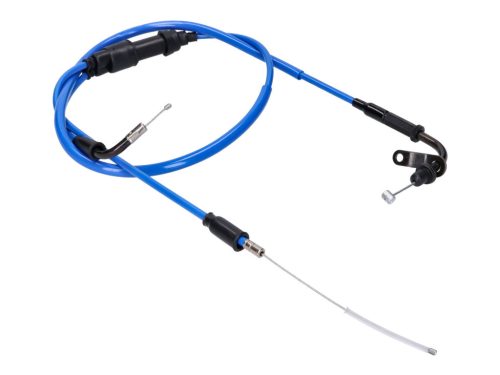 Gázpedál kábel komplett Doppler PTFE kék Rieju MRT, MRX, SMX, RRX, Tango, RS3 modellekhez