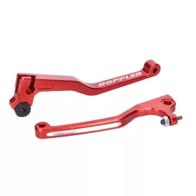   Fékkar és kuplungkar készlet Doppler CNC piros Beta RR 2012-hez (GRIMECA fékkel)