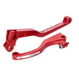   Fékkar és kuplungkar szett Doppler kovácsolt CNC piros Senda DRD Pro-hoz