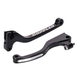   Fékkar és kuplungkar szett Doppler CNC fekete Sherco SE, SM 11-hez (J.Juan fékkel)