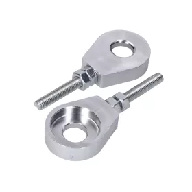   Kerékfeszítő / láncfeszítő készlet alumínium ezüst eloxált 12mm
