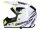 Sisak Motocross Doppler Off-Road fehér / sárga / fekete - XL méret (61-62)